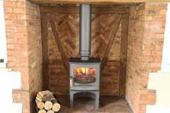 Charnwood C5 Gunmetal Log Store